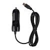 Автозарядка в прикуриватель micro USB (АЗУ) (5В, 1000мА) шнур прямой 1,2 м черная REXANT