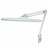 Лампа настольная бестеневая, струбцина, 117 SMD LED, диммер (4 уровня), белая REXANT