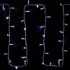 Гирлянда светодиодная Нить 20м 200 LED БЕЛЫЙ белый каучук IP67 эффект мерцания 230В соединяется нужен блок 315-001 NEON-NIGHT