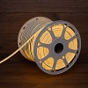 Гибкий неон 8х16мм двухсторонний 120 LED/м ТЕПЛЫЙ БЕЛЫЙ 230В бухта 100м (с комплектом подключения) NEON-NIGHT
