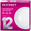 Светильник ОНЛАЙТ 71 686 OBL-R1-12-4K-WH-IP65-LED