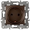 12-2001-13 Розетка ЭРА Серия 12 12-2001-13 2P+E Schuko 16A-250В IP20 без м.лапок бронза
