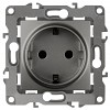 12-2101-12 Розетка ЭРА Серия 12 12-2101-12 2P+E Schuko 16A-250В IP20 графит