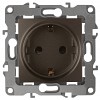 12-2101-13 Розетка ЭРА Серия 12 12-2101-13 2P+E Schuko 16A-250В IP20 бронза