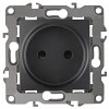 12-2105-05  Розетка ЭРА Серия 12 12-2105-05 2P 16A-250В IP20 антрацит