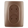12-2107-14 Розетка ЭРА Серия 12 12-2107-14 двойная без заземления 2X2P 16A-250В IP20 медь