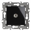 12-3101-06 12-3101-06 ЭРА Розетка TV одиночная, IP20, Эра12, чёрный