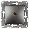 12-3101-12 12-3101-12 ЭРА Розетка TV одиночная, IP20, Эра12, графит