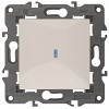 14-1102-02 Выключатель ЭРА Elegance 14-1102-02 с подсветкой 10АХ-250В IP20 слоновая кость