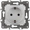 14-2102-01 Розетка ЭРА Elegance 14-2102-01 с заземлением 2P+E Schuko со шторками 16A-250В