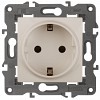 14-2102-02 Розетка ЭРА Elegance 14-2102-02 с заземлением 2P+E Schuko со шторками 16A-250В