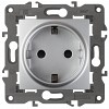 14-2102-03 Розетка ЭРА Elegance 14-2102-03 с заземлением 2P+E Schuko со шторками 16A-250В