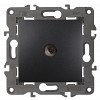 14-3101-05  Розетка ЭРА Elegance 14-3101-05 TV одиночная IP20 антрацит
