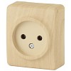 11-2201-11 Розетка ЭРА Эксперт 11-2201-11 2P 16A-250В IP20 ОУ сосна