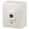 11-3201-02 Розетка ЭРА Эксперт 11-3201-02 TV одиночная ОУ IP20 слоновая кость