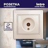 1-301-02 Розетка Intro Plano 1-301-02 TV одиночная, IP20, СУ, слоновая кость