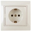 1-206-02 1-206-02 Intro Розетка 2P+E Schuko со шторками, 16А-250В, IP20, СУ, Plano, сл.ко