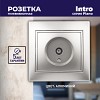 1-301-03 Розетка Intro Plano 1-301-03 TV одиночная, IP20, СУ, алюминий