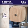 3-301-11 Розетка Intro Polo 3-301-11 TV одиночная, IP20, ОУ, сосна