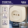 3-201-02 Розетка Intro Polo 3-201-02 2P 16А-250В IP20 ОУ слоновая кость