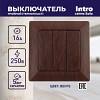 4-106-10 4-106-10 Intro Выключатель тройной, 10А-250В, СУ, Solo, венге