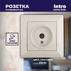 4-301-02 Розетка Intro Solo 4-301-02 TV одиночная, СУ, слоновая кость