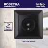 4-301-05 Розетка Intro Solo 4-301-05 TV одиночная, СУ, антрацит