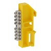 NO-222-91-1  Шина ЭРА NO-222-91-1 PE земля на DIN-изоляторе ШНИ-6х9-8 никелированная Д-Желтый