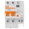 Дифференциальный автомат АД-2 2Р, C32, 30 мА, 4,5 кА, тип АС, TDM