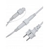 Гирлянда светодиодная Бахрома 2х1м, 152LED, 3000К, бел. шнур, посл. подкл, IP65, 250 В, TDM