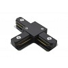 Коннектор T-образный для шинопровода TLC-01-BL-T, черный, TDM