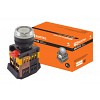 Кнопка ABLFS-22 прозрачн. d22мм неон/230В 1з+1р TDM