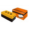 Корпус КП103 для кнопок, 3 места, желтый, IP54 TDM
