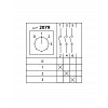Кулачковый переключатель КПУ11-25/2079 (0-1-2-3 1р) TDM