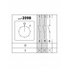 Кулачковый переключатель КПУ38-16/2098 (0-1 3р) TDM