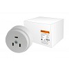 Розетка РШ 32А 250В 2Р+РЕ ОУ белая TDM