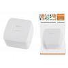 Розетка TФ (RJ-11) открытой установки IP20, белая Дача Народная
