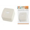 Розетка компьютерная (RJ-45) открытой установки IP20, сл. кость Дача Народная