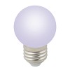 Лампы светодиодные Volpe LED-G45-1W/RGB/E27/FR/С