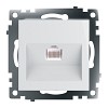 Розетка компьютерная 1-местная RJ-45 (механизм), серия Катрин, GLS00-7107-01, белый