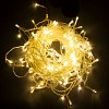 Гирлянда - занавес 230V 160 LED 1,5*1,5м, желтый статичная IP44 , сетевой шнур 3м в комплекте, CL18