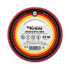 Изолента ПВХ 0,13х19мм, 25м, красная KRANZ
