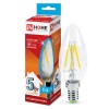 Лампа светодиодная LED-СВЕЧА-deco 5Вт 230В Е14 4000К 450Лм прозрачная IN HOME