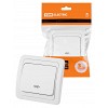 Перекрестный выключатель 1-кл. 10А белый Валдай TDM