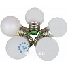 Светодиодная лампа для Белт-лайта Rich LED, 2 Вт, цоколь Е27, d=45 мм, белая