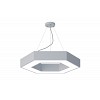 SPO-123-W-40K-045 Светильник LED ЭРА Geometria SPO-123-W-40K-045 Hexagon 45Вт 4000К 2500Лм IP40 600*600*80 белый подвесной