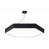 SPO-122-B-40K-066 Светильник LED ЭРА Geometria SPO-122-B-40K-066 Hexagon 66Вт 4000К 5300Лм IP40 800*800*80 черный подвесной