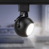 TR35-GU10 BK Трековый светильник однофазный ЭРА Round TR35-GU10 BK под лампу GU10 черный