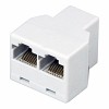 Двойник компьютерный UTP RJ-45(8P8C) (гнездо - 2 гнезда) REXANT