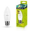 Ergolux LED-C35-7W-E27-3K (Эл.лампа светодиодная Свеча 7Вт E27 3000K 220-240В)